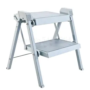 

Ladder Stool Dual-use Folding Concealed Household Stable And Durable Thickened Two-step Pedal Hanging Cabinet Picking Safety Sto