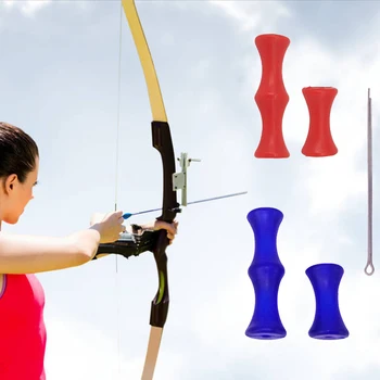 

Bow Finger Soft Random Silica Gel Arrow Accessories Beginner Tools Shooting Outdoor Gadget Bow String Finger