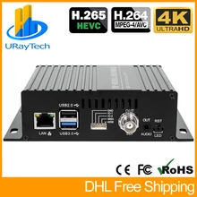 Декодер для потокового видео IP SD HD 3G SDI декодирования SRT RTSP HLS UDP