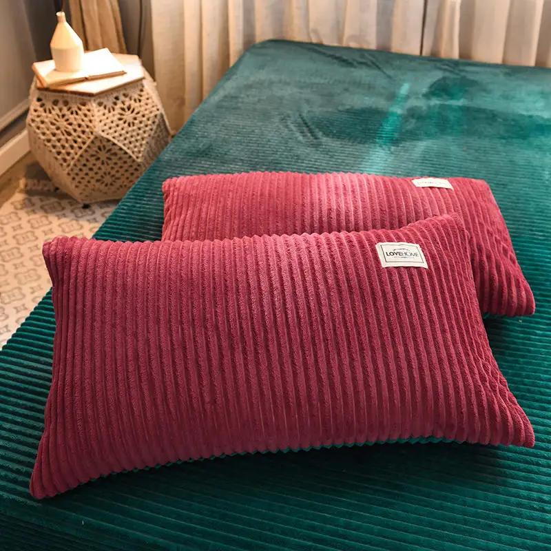 魔法绒酒红墨绿63