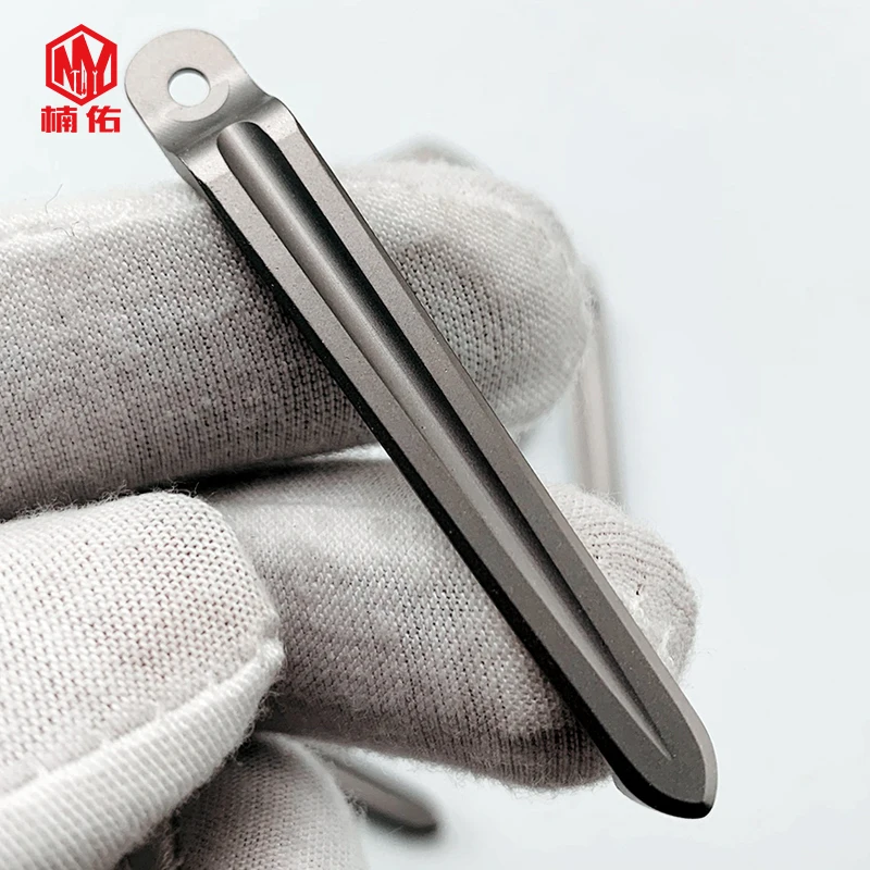 

1PC Titanium Alloy Knife Back Clip EDC Tool Emirates Back Clip CR Knife Clip Knife Accessories 812 901