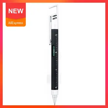 

Multi-function Mobile Phone Holder Plastic Level Meter Screwdriver Pen To Stationery Level Easy And Ballpoint Carry Light T W0W1