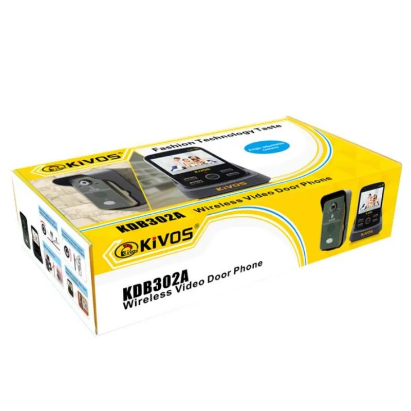 Video Door Phone Kit Home Security Camera Monitor Doorbell One Camera Three Monitors Intercom System Wireless Monitoring KDB302A