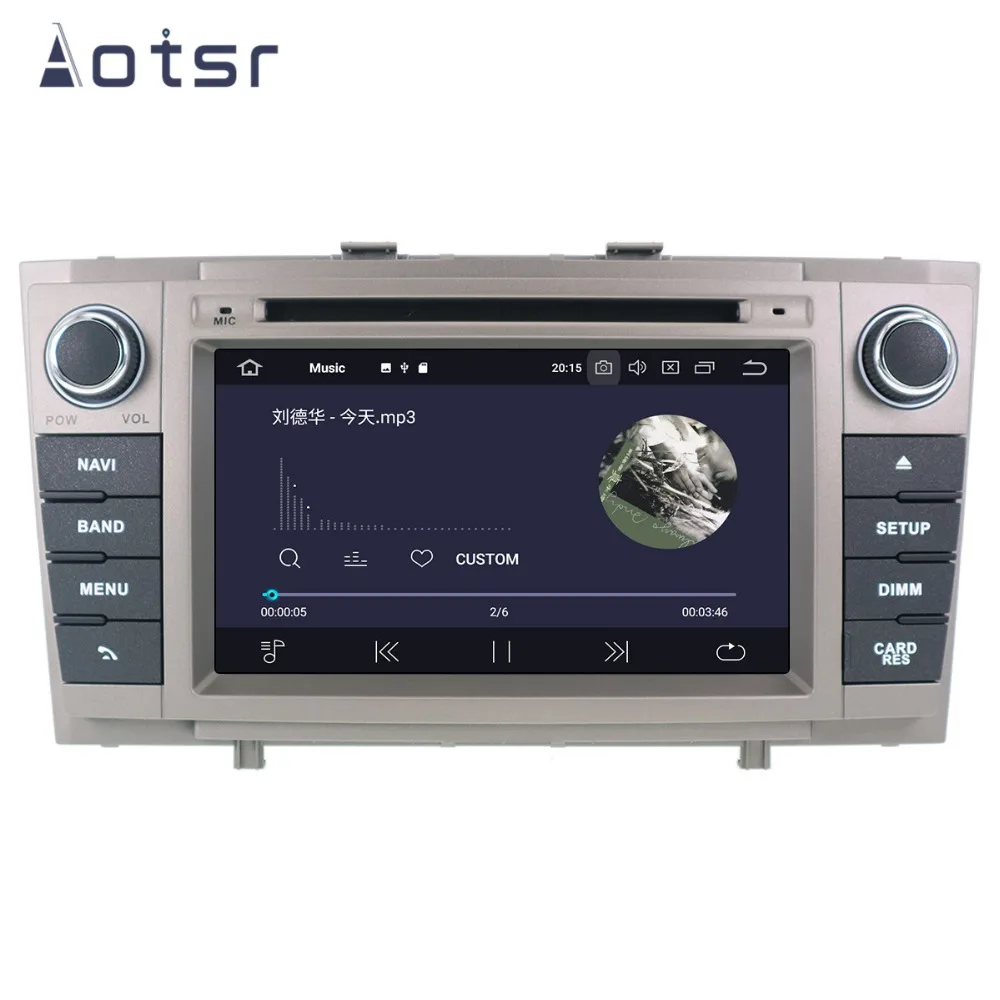 DSP Android 9,1 gps автомобильный dvd плеер с навигацией плеер для Toyota Avensis T27 2009 автомобильное Стерео Радио мультимедийный плеер головное записывающее устройство