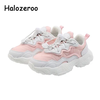 

Autumn Kids Sport Sneakers Baby Boys Real Leather Slip On Shoes Children Brand Casual Sneakers Girls White Sneakers Trainers New