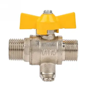 

Brass DN15 Fast Opening and Closing Double Male Thread Ball Valve for Gas Water Oil 1.0MPa