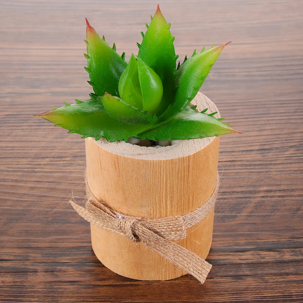 3 размера деревянный подсвечник украшение стола суккулентный цветочный горшок для деревенского украшения свадьбы праздника