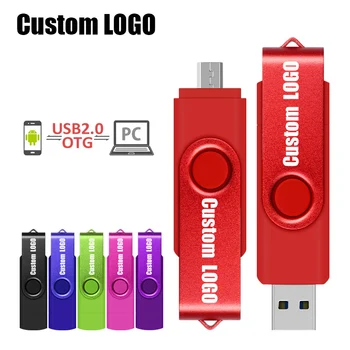 

Colorful Smart Phone USB Flash Drive 32gb Pen Drive Custom LOGO pendrive OTG external storage micro usb memory stick Flash Drive