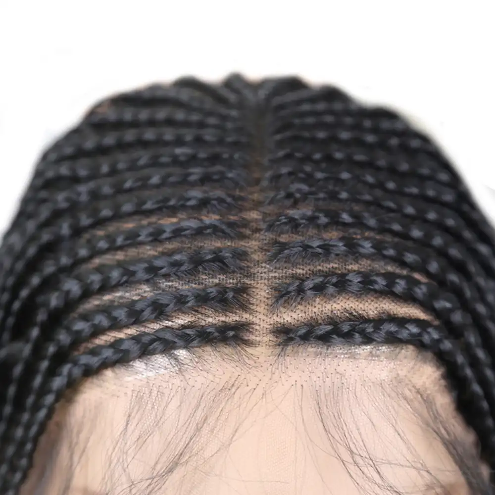 Aimeya 13 6 Srednyaya Chast Chernye Mikro Kosy Parik Dlinnye Pletenye Sinteticheskie Kruzheva Perednie Pariki Dlya Chernyh Zhenshin Detskie Volosy Korobka Kosichki Pariki Aliexpress