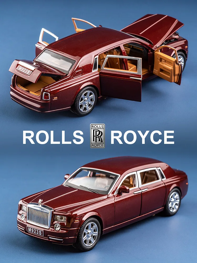 Модель автомобиля Rouse Lace сплав 1: 24 модель Phantom сплав украшения мальчик автомобиль маленький паровой сплав Тип