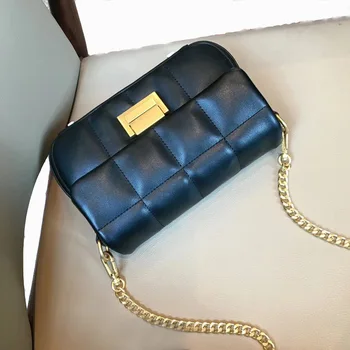 

Summer 2020 new top layer cowhide small square bag European and American style single shoulder messenger car sewing bag
