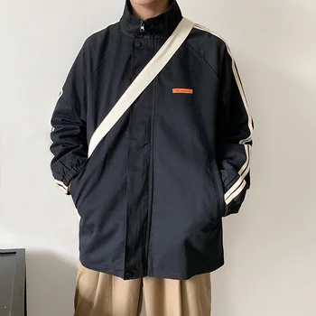 

YOYOO new autumn men clothing cotton men's jacket casual loose jacket coat men jacket coats man windbreaker sports style