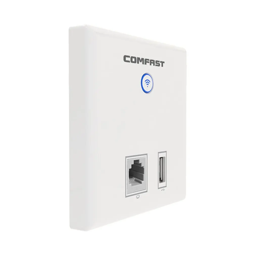

300M Wireless Wifi 86 Panel AP Wireless Poe Power Supply Household Walled Router Intelligent Home/Hotel indoor WIFIdiscount