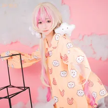 Magical Girl Raising Project Nemurin Nemu Sanjou Cosplay Costume Pajamas Dress