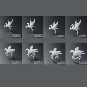 

Silicone Flying Horse Modeling Resin Mold Landspace Fillings Resin Casting Art meticulous craftsmanship 3D mini Flying Horse