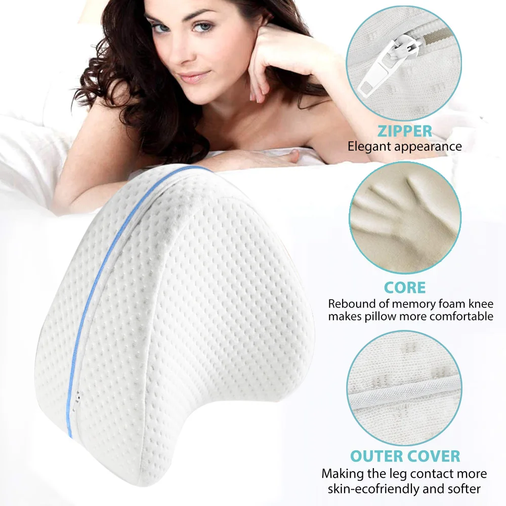 Memory Foam Leg Pillow Sleeping Orthopedic Sciatica Back Hip Joint Pain Relief Thigh Leg Pad Cushion Home Textiles Memory Foam Leg Pillow Sleeping Orthopedic Sciatica Back Hip Joint Pain Relief Thigh Leg Pad Cushion Home Textiles