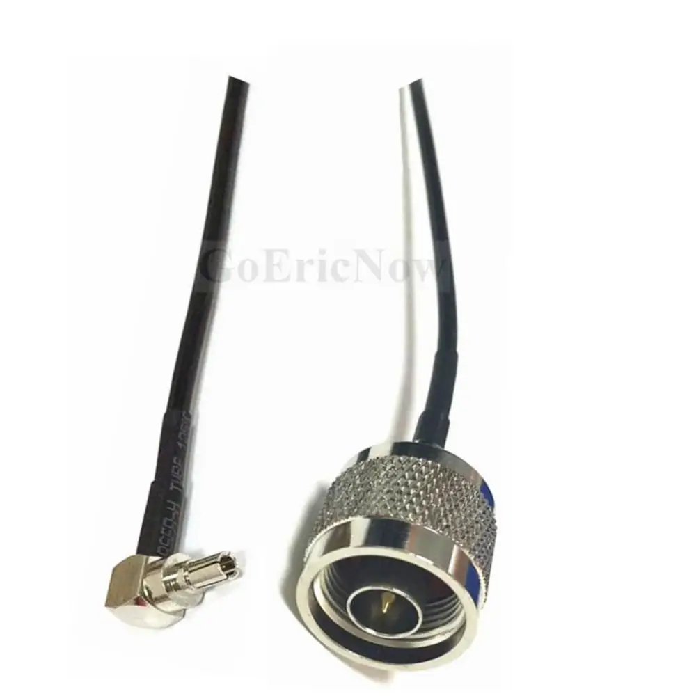 10 шт. коаксиальный 50ohm RF N maleTo TS9/CRC9 правый угол/прямой для RG174 кабельный разъем(15 см