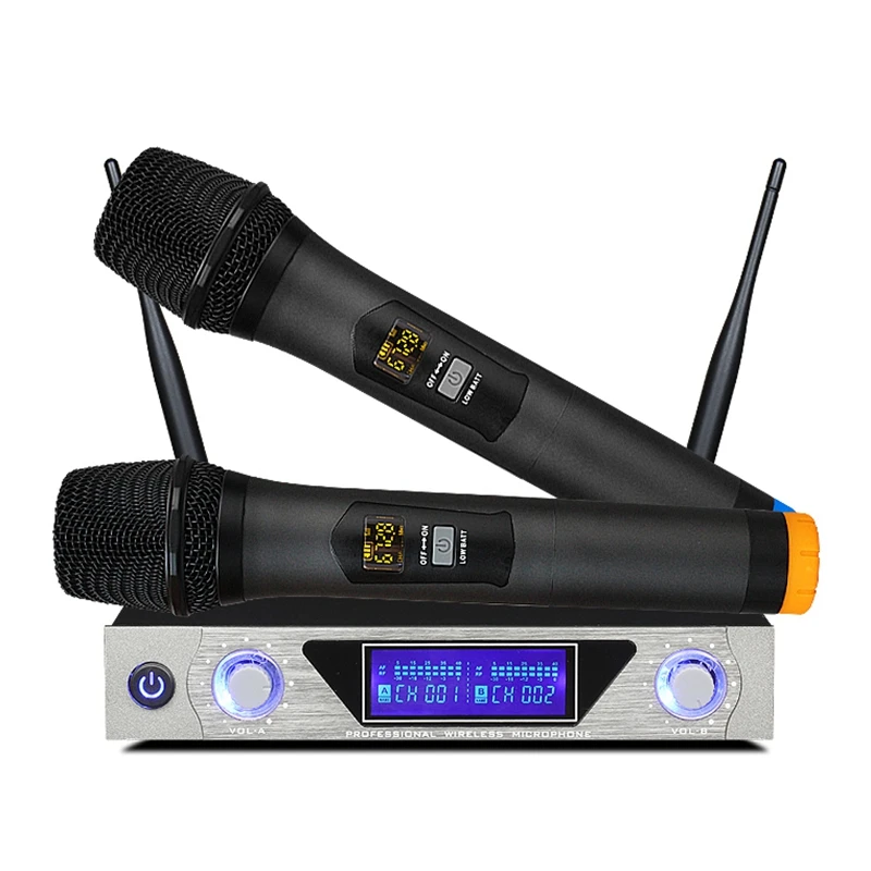 

Professional Handheld UHF Wireless Microphone Handheld Professional Microphone UHF868 KTV Microphone Wireless Microphone