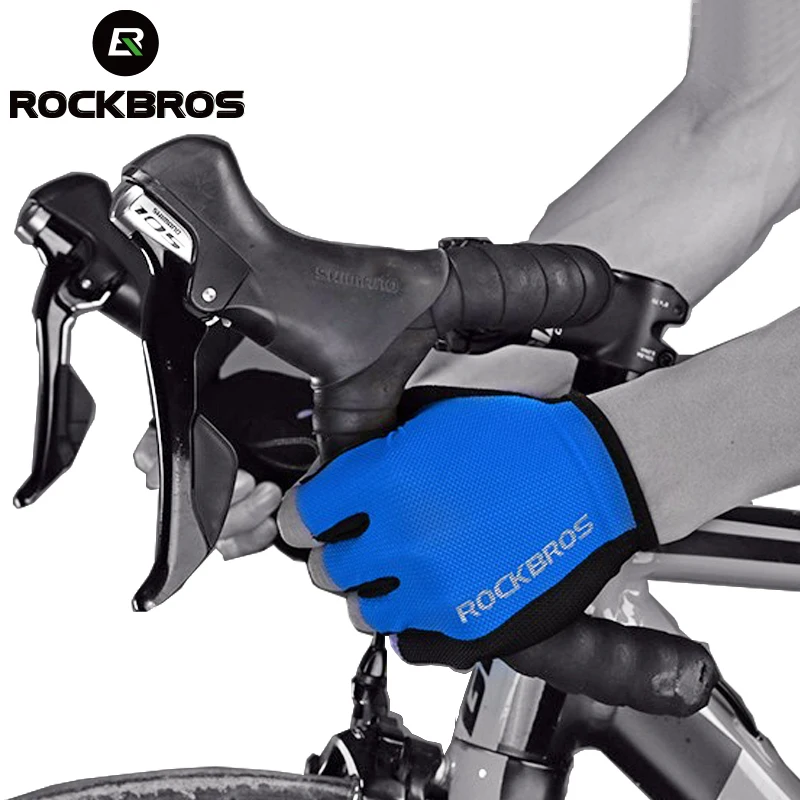 ROCKBROS, велосипедные перчатки, мужские велосипедные перчатки, перчатки для горного велосипеда, перчатки для горного велосипеда, спортивные, дышащие, для тренажерного зала, Нескользящие,, велосипедное снаряжение