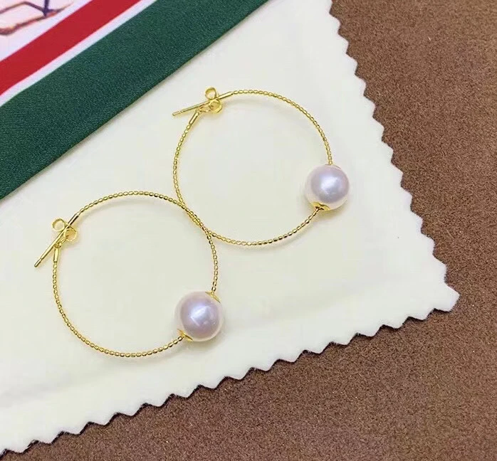 

Большие круглые серьги из серебра 925 пробы, комплектующие для крепления, комплектующие для ювелирных изделий, фитинги для жемчуга, кораллового нефрита, агата, камни