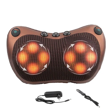 

Relaxation Massage Pillow Shoulder Massage Instrument Electric Shoulder Back Heating Kneading Infrared therapy pillow shiatsu