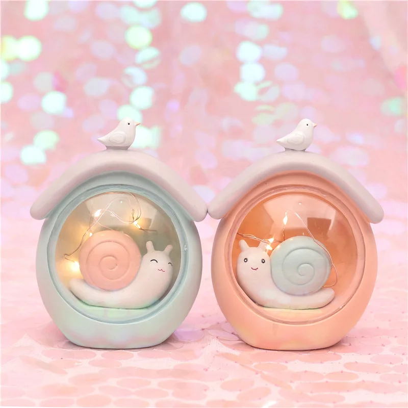  Cartoon LED Snail Lamp Night Light Night Desk Table Lamp Children Kids Birthday Christmas Gift Home - 4000067519400