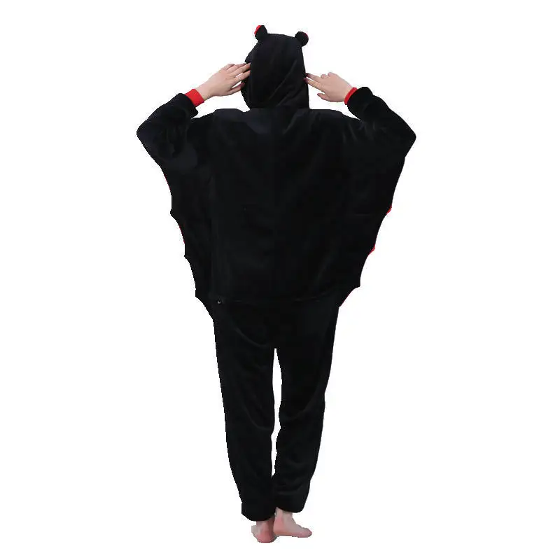 Детский костюм Бэтмена для взрослых Kigurumi Onesie женский костюм с животными Необычные Мягкие Аниме Косплей пижамы детский зимний комбинезон для мальчиков и девочек