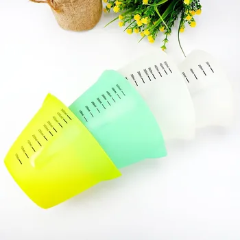 

Silicone Baking Tool Scale Measuring Cup Seasoning Spoon Measuring Cylinder Kitchen Utensils Measuring Spoon Liquid Weighing