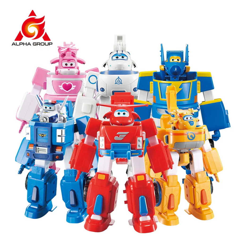 Super Wings BIG BIZE Space Adventure Engineering Vehicle Toy Set With Deformation Transforming Robot Movable Toy For Kid Gift