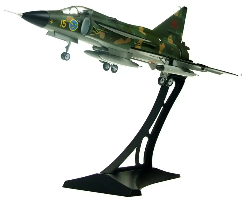 Авиация 72 Saab viggen шведский ВВС 15 81 Швеция 1/72 литье под давлением модель самолета| |