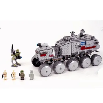 

Lepining Star Wars 05031 933Pcs Clone Turbo Tank 75151 Building Blocks Bricks 75151 Kids Toys Gifts