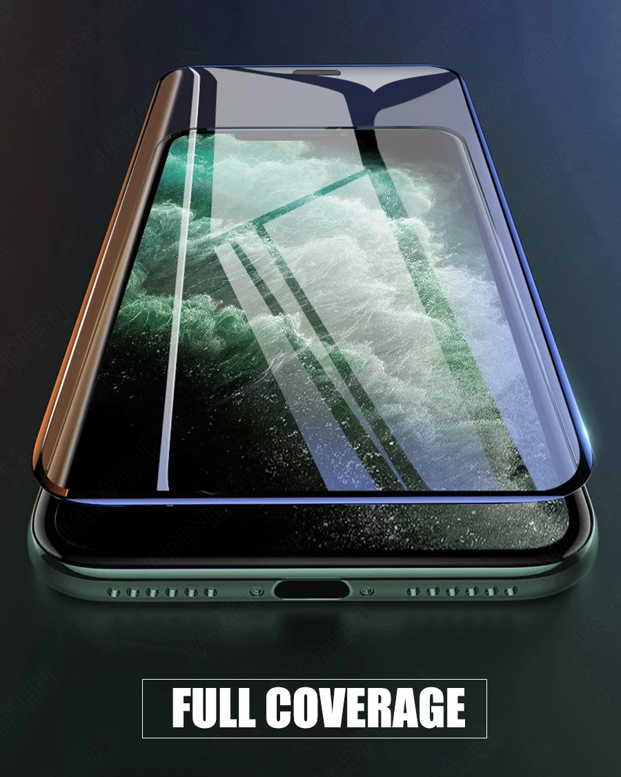 6D полное клеевое покрытие из закаленного стекла для iPhone 11 Pro XS Max Защитная пленка для экрана для iPhone 11 Pro XR X защитное стекло