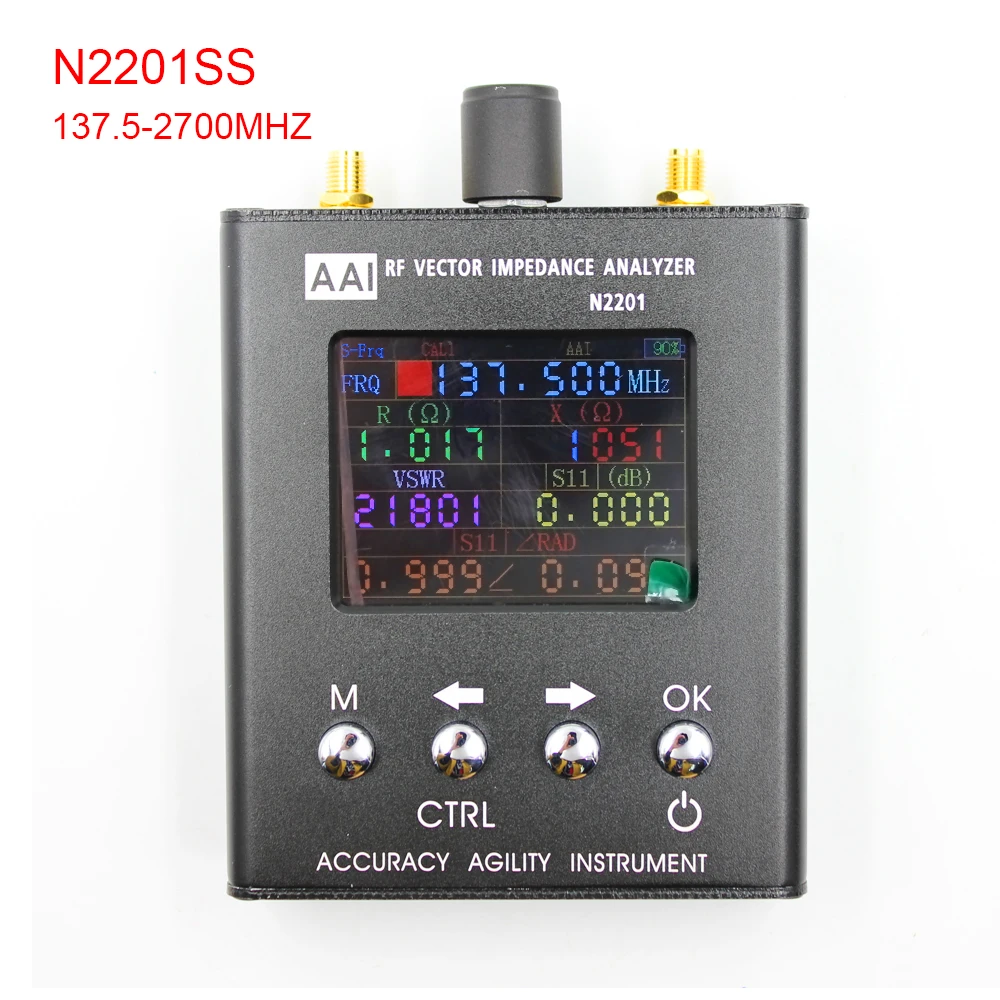 N2201SS N2061SA N1201SA Plus UV RF векторное сопротивление ANT КСВ антенна анализатор метр тестер 140 МГц-2,7 ГГц сопротивление/КСВ