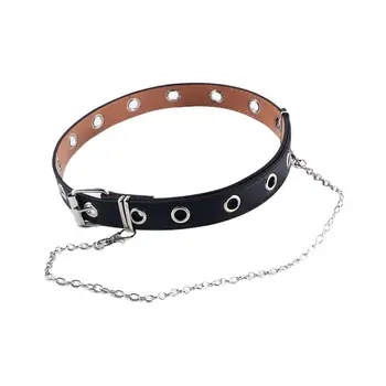 

Women Belt Imitation Leather Pin Buckle Waistband Punk Jeans Shorts Decorative