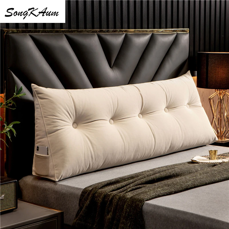 Songkaym-almohadas de mesita de noche con relleno lavables, cojín individual doble para el hogar, Tatami para dormir, diseño moderno largo del norte de Europa
