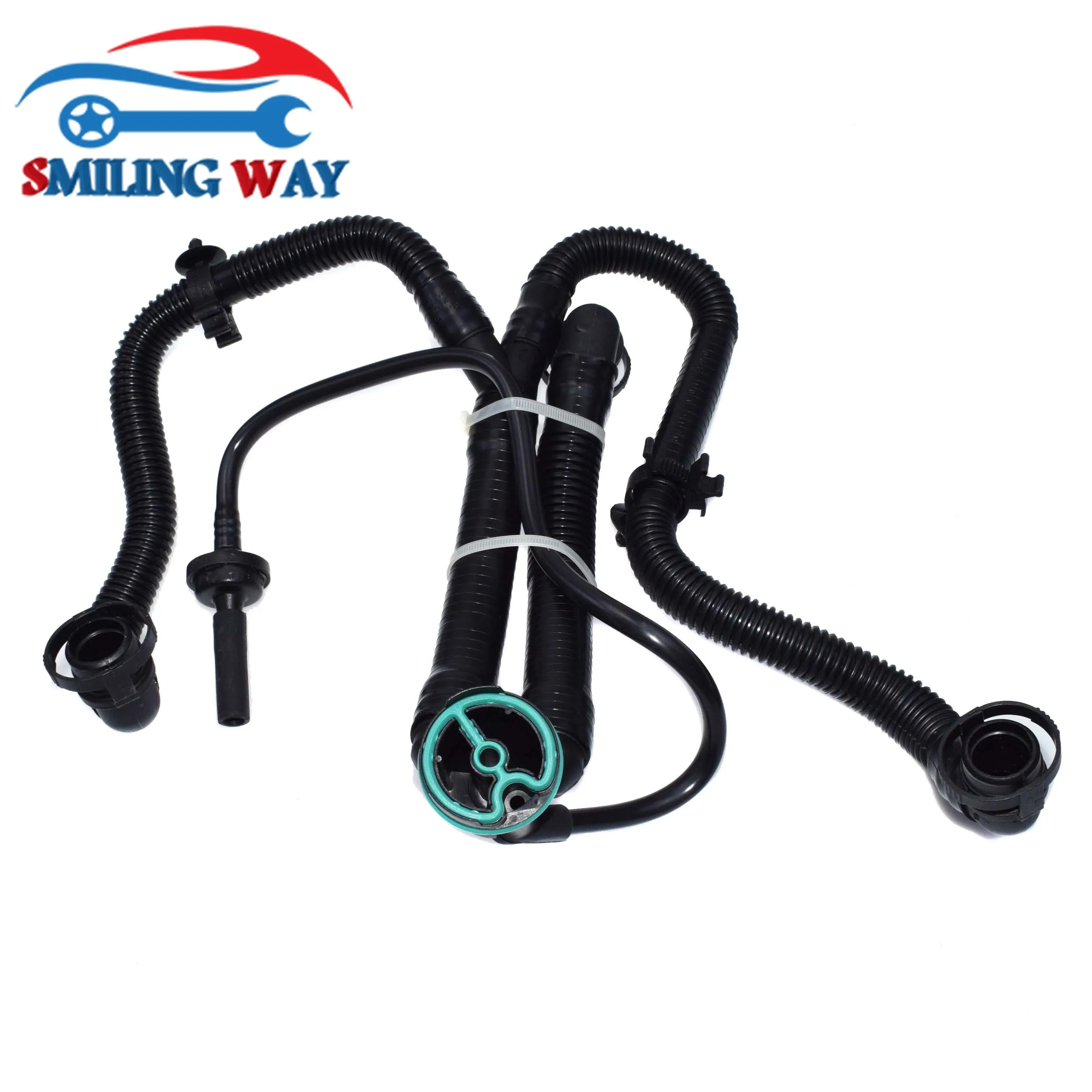 

Crankcase Breather Vent Valve Hose For Audi A4 A6 A4 Quattro A6 Quattro 3.2L 2.4L 2005 2006 2007 2008 2009 06E103217M 6E103217G
