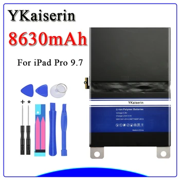 

New Tablet Battery for Apple IPad Pro 9.7 A1673 A1674 A1675 8630mAh Replacement High Capacity Bateria + Free Tools