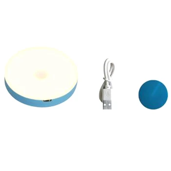 

Usb-Charging Lamp Led Press Night Light Bedside Baby Breastfeeding Toilet Bedroom Door Motion Sensor Rechargeable Wireless Mini
