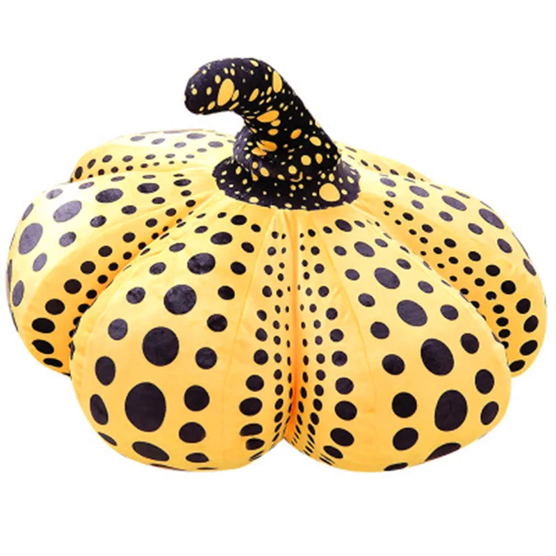 40CM Простой современный Yayoi Kusama волновой точки моделирование тыквы плюшевая подушка креативная офисная подушка для обеденного перерыва мягкие игрушки X1337 - Цвет: 40CM