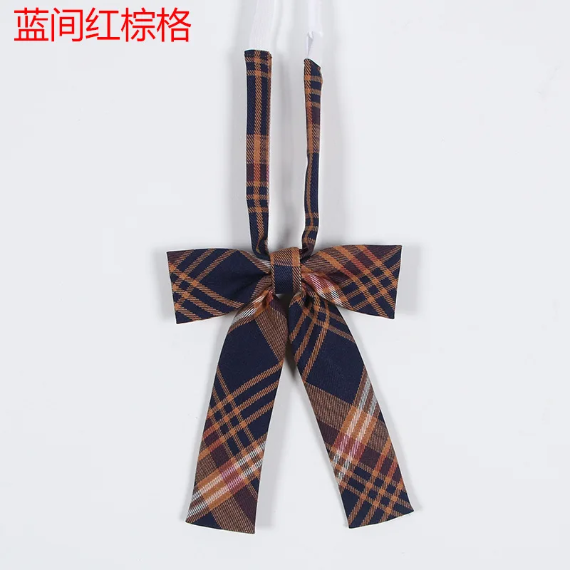 Collar Flower Японская женская красная коричневая клетчатая юбка с высокой талией, JK, Униформа, плиссированная летняя юбка для девушек, студенток, винтажная Свободная юбка в консервативном стиле - Цвет: Collar Flower