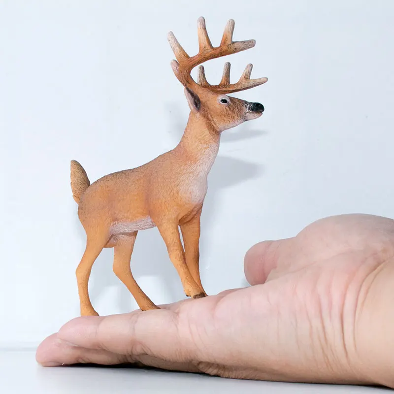 Schleich фигурка животного с белым хвостом пластиковая игрушка модель #14709