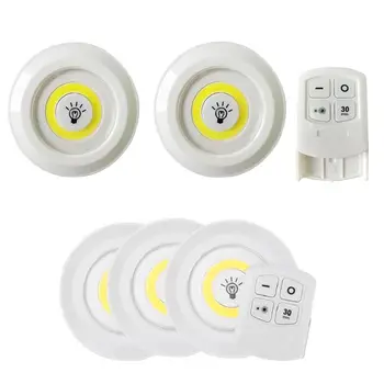 

Dimmable LED Under Cabinet Light with Remote Control Wall Ceiling Pat LED Closets Lights for Wardrobe Bathroom lighting
