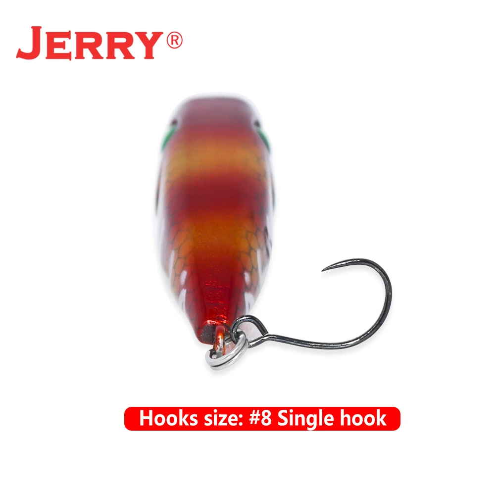 Jerry Dwarf Area Trout Ultralight Topwater Popper Baits Bass Perch Floating  Lures 40mm 3.2g Finesse Casting Pesca Fishing Tackle