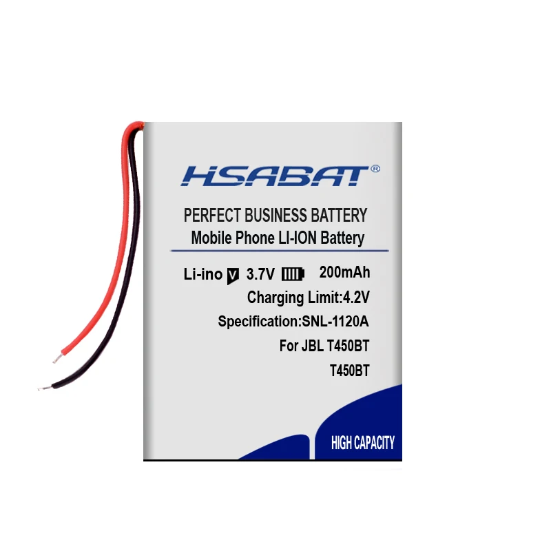 HSABAT ] 200mAh Replacement Battery 