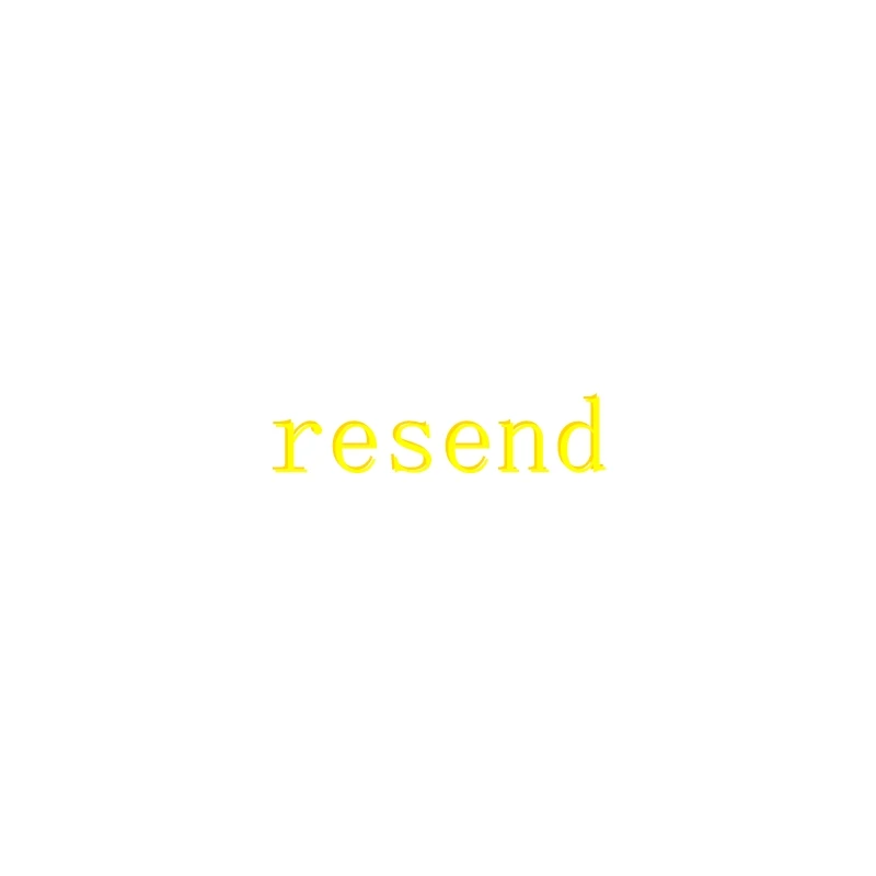 

Resend goods