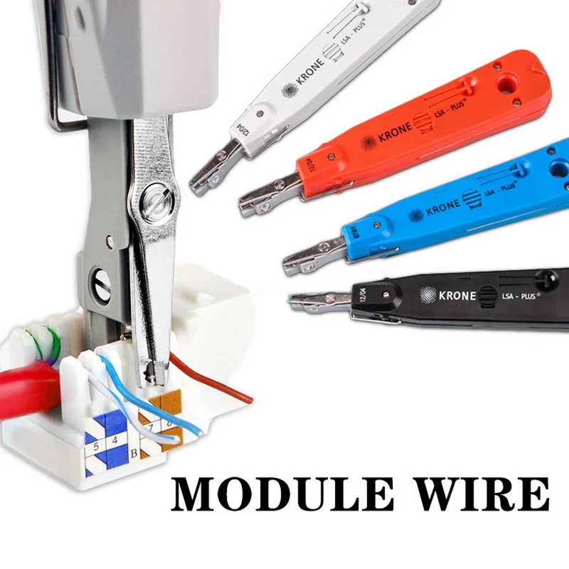 

Punch down tool Adjustable LSA-Plus Punch Down Tool with Sensor for Telecom Phone RJ11 LAN Network Cat5 RJ45 Patch Panel