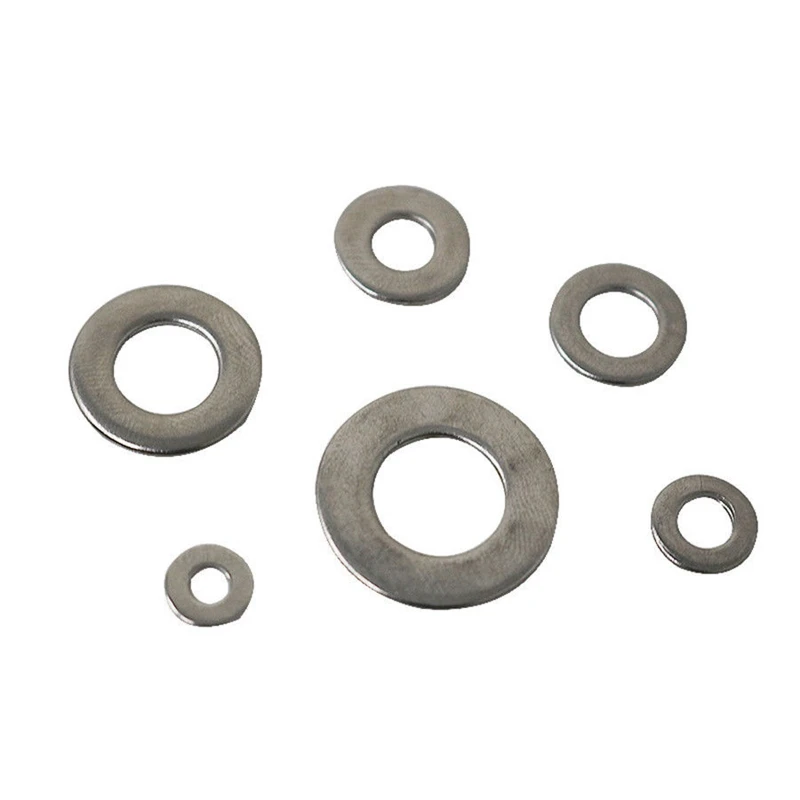 

Hot Sale Stainless Steel Flat Washers Set 580 Pcs, 9 Sizes - M2 M2.5 M3 M4 M5 M6 M8 M10 M12