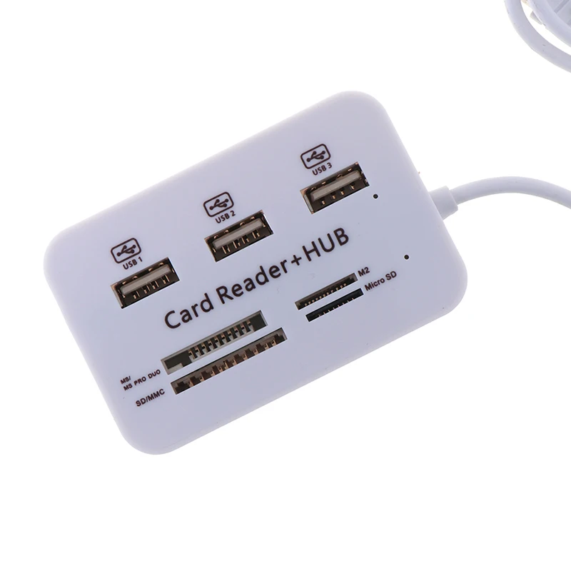 usb-хаб 2,0 Мульти USB 2,0 концентратор разветвитель 3 порта кардридер мульти usb-хаб Супер Скоростной микро-концентратор для компьютерных аксессуаров
