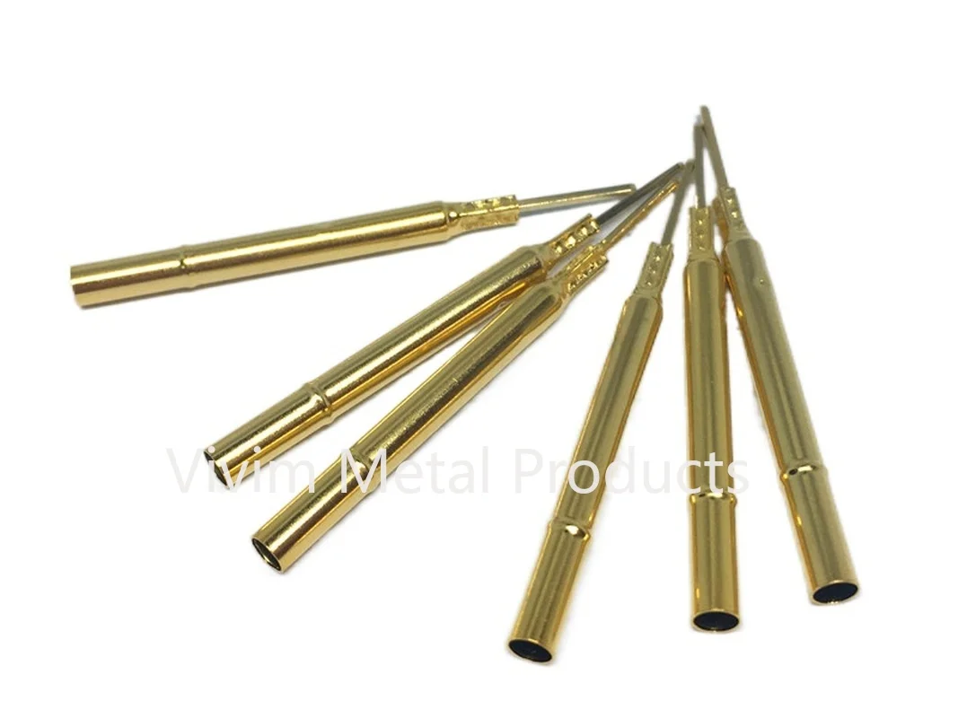 20/100PCS R156-4W Test Pin P156-B1 Receptacle Brass Tube Needle Sleeve Seat Wire-wrap Probe Sleeve Length 38mm Outer Dia 2.69mm