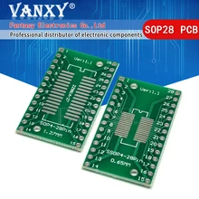 5 шт., переводная плата TSSOP28 SSOP28 SOP-28 SOP28 к DIP28